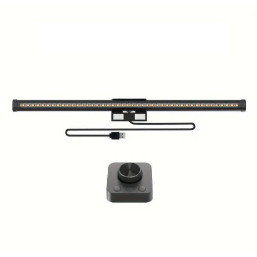 Monitor Light Bar With Mechanical Switch Remote Dual Control, Computer Light With Stepless Dimming, No Screen Glare Monitor Lamp With USB Powered For Home And Office